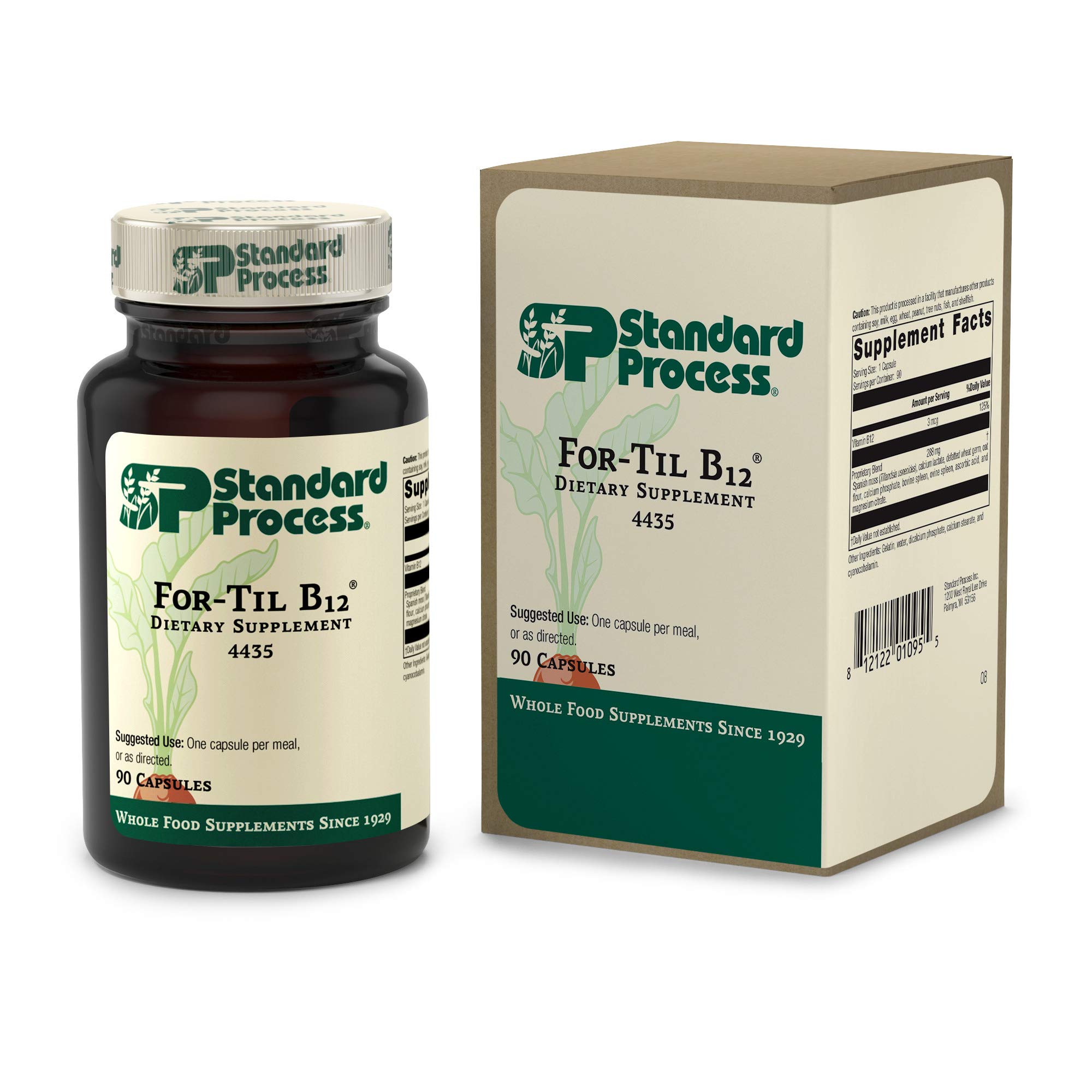 Foto 4 pulgar | Suplemento Standard Process For-til B12 90 Cápsulas - Venta Internacional.