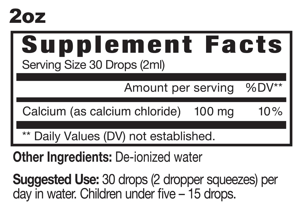 Foto 3 pulgar | Suplemento De Calcio Eidon Ionic Minerals Liquid 60 Ml - Venta Internacional.