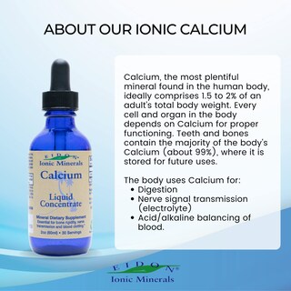 Foto 4 | Suplemento De Calcio Eidon Ionic Minerals Liquid 60 Ml - Venta Internacional.