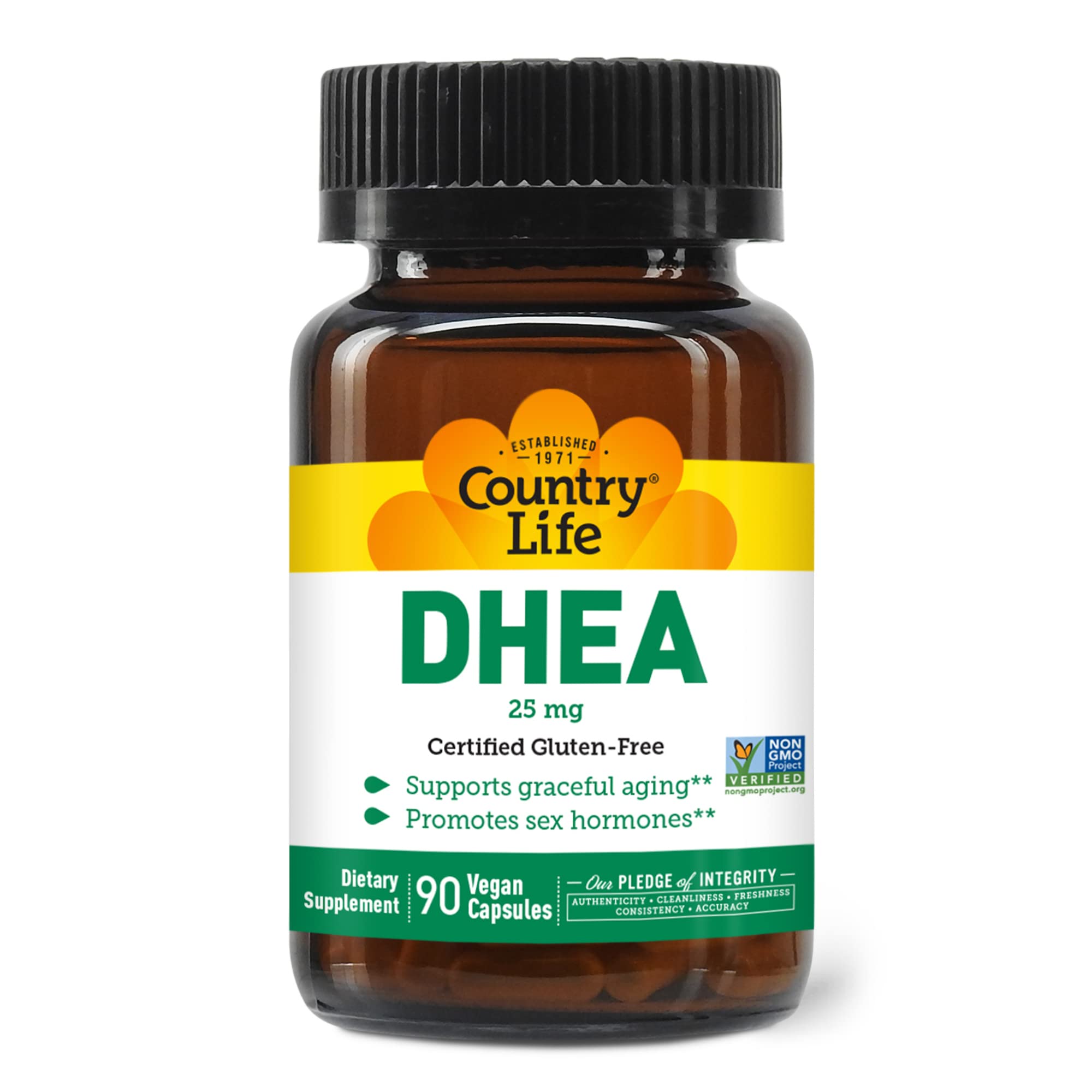 Foto 1 | Suplemento Country Life Dhea 25 Mg 90 Cápsulas Veganas - Venta Internacional.