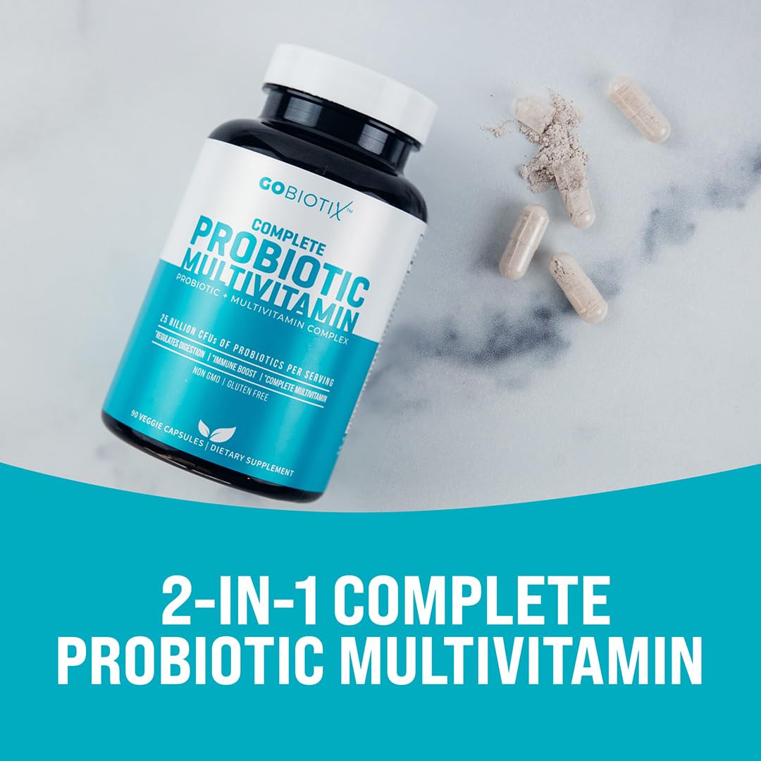 Foto 4 pulgar | Suplemento Multivitamínico Gobiotix Con Probióticos 25 G Cfu 90 Cápsulas - Venta Internacional.