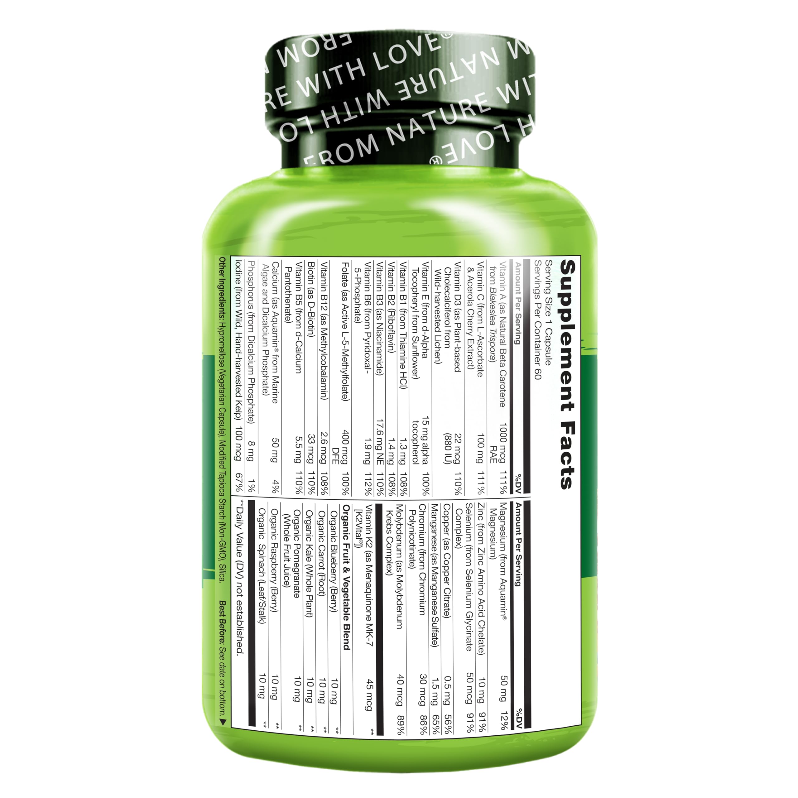 Foto 4 pulgar | Suplemento Multivitamínico Naturelo One Daily Para Hombres 60 Cápsulas - Venta Internacional.