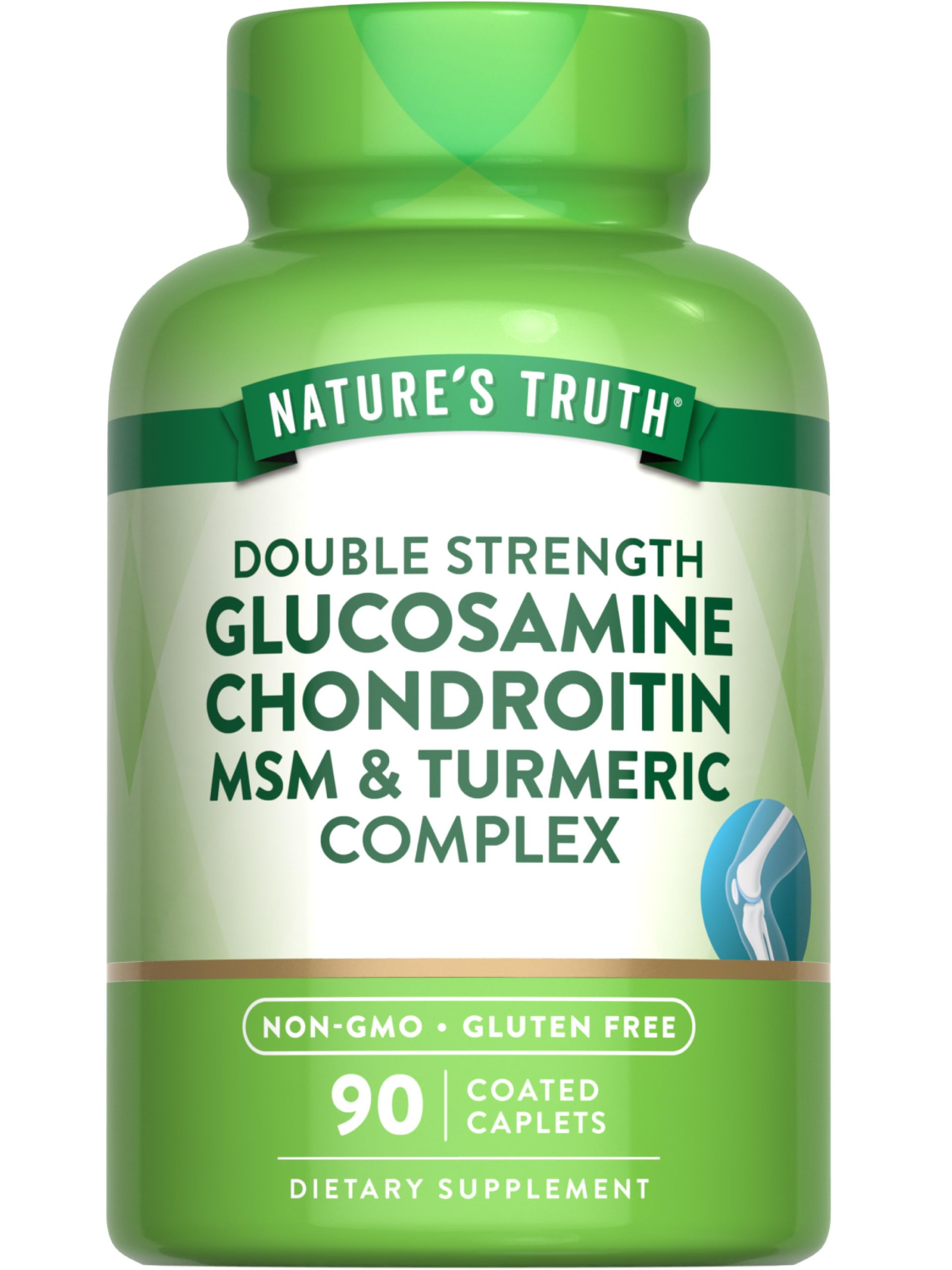 Foto 2 pulgar | Suplemento Nature's Truth De Glucosamina Condroitina Msm 90 Comprimidos - Venta Internacional.