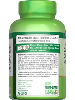 Foto 7 | Suplemento Nature's Truth De Glucosamina Condroitina Msm 90 Comprimidos - Venta Internacional.