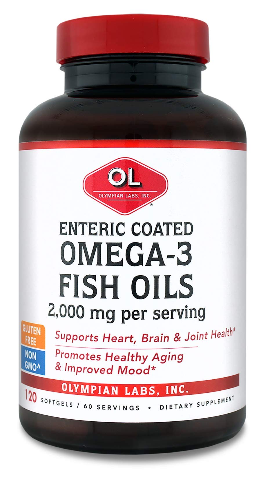 Foto 2 pulgar | Suplemento De Aceites De Pescado Omega 3 Con Recubrimiento Entérico De Olympian Labs - Venta Internacional.