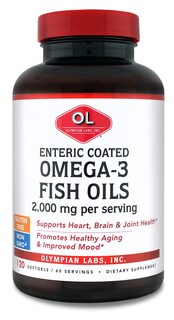 Foto 1 | Suplemento De Aceites De Pescado Omega 3 Con Recubrimiento Entérico De Olympian Labs - Venta Internacional.