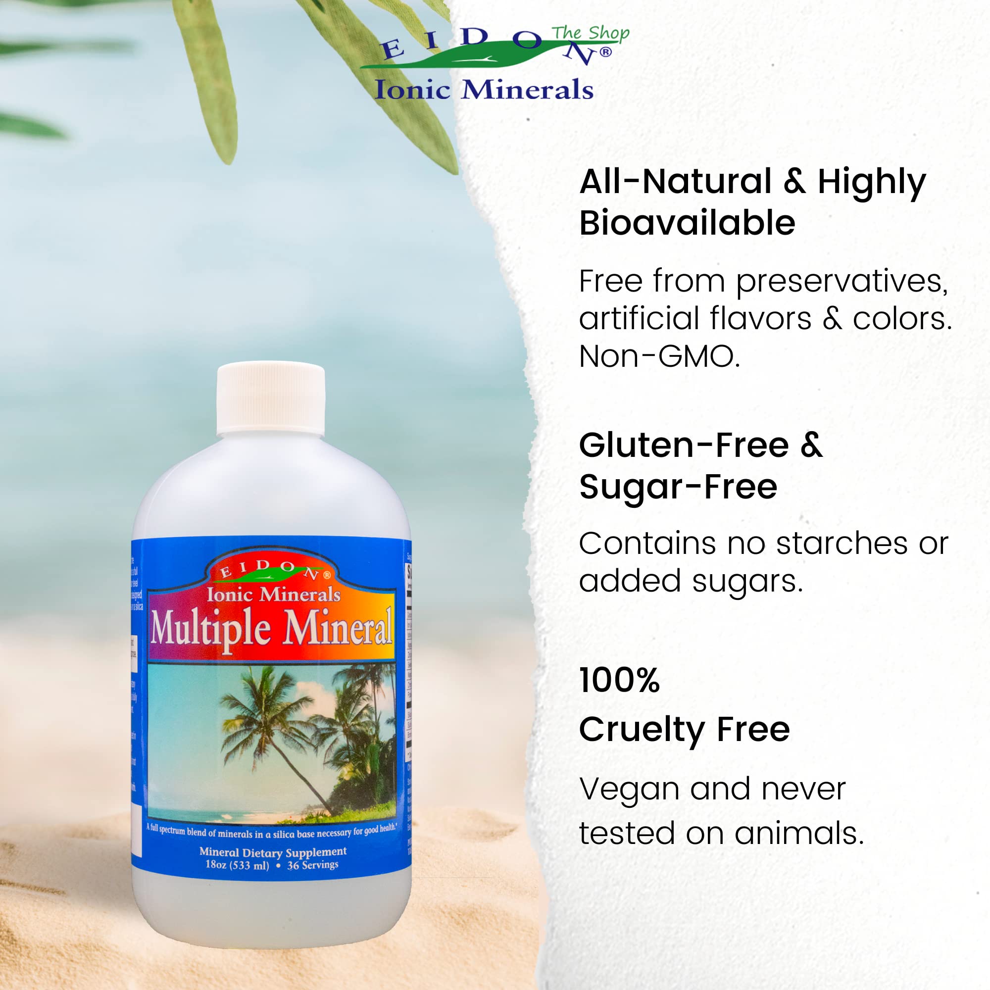 Foto 6 pulgar | Suplemento Eidon Ionic Minerals Multiple Minerals 540 Ml - Venta Internacional.
