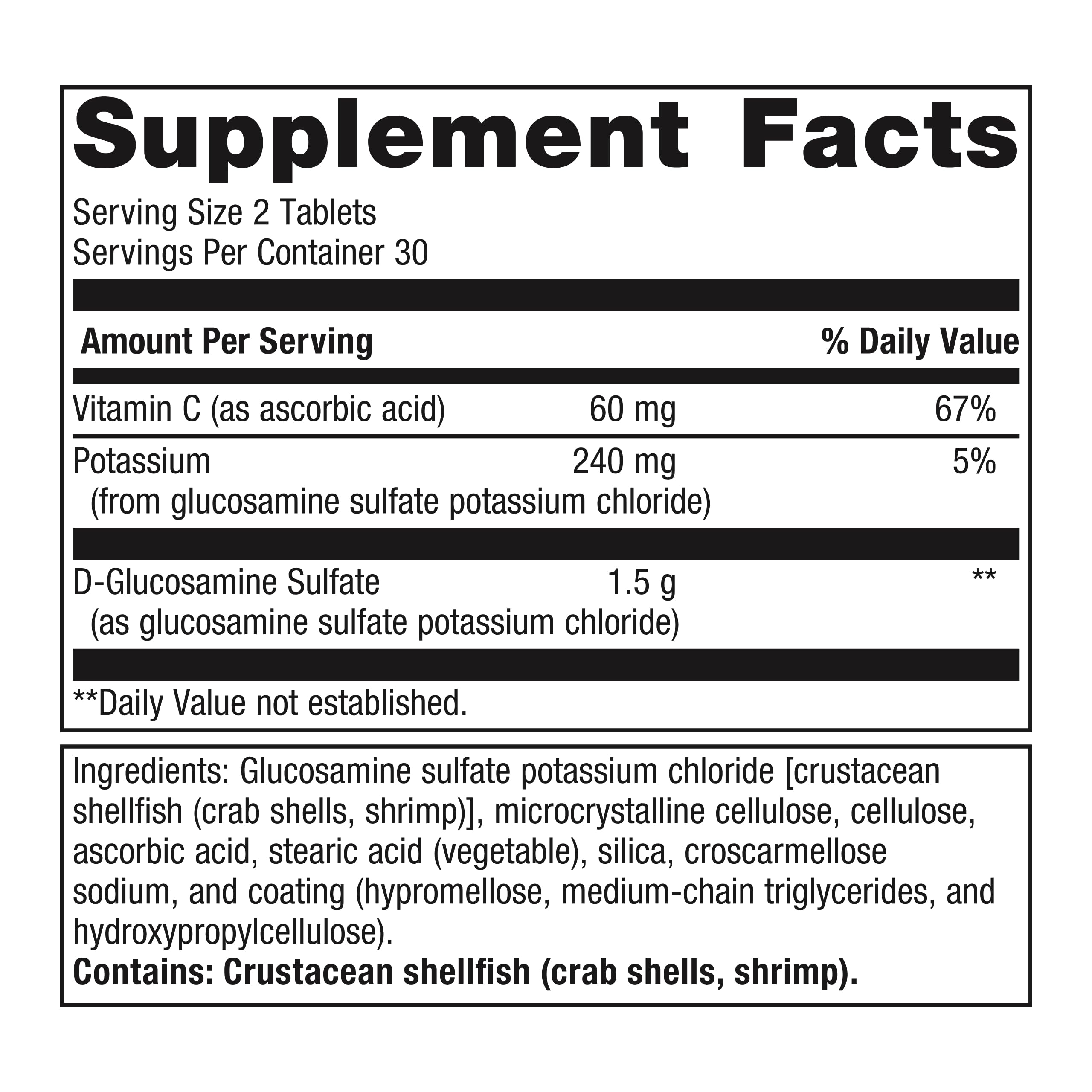 Foto 3 pulgar | Suplemento Metagenics De Sulfato De Glucosamina 750 Mg Con Vitamina C - Venta Internacional.