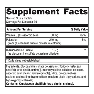 Foto 2 | Suplemento Metagenics De Sulfato De Glucosamina 750 Mg Con Vitamina C - Venta Internacional.