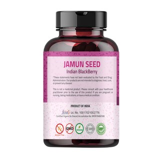 Foto 2 | Suplemento Ireya Ayurveda Jamun Seed 1000 Mg (120 Cápsulas) - Venta Internacional.