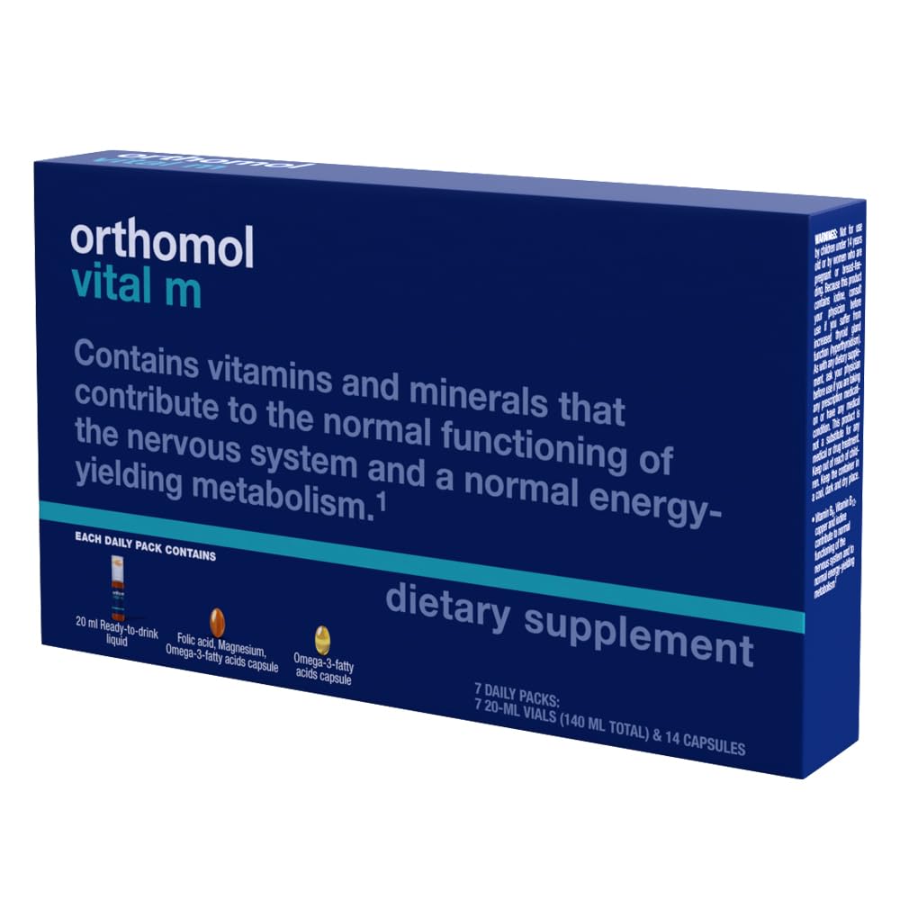 Foto 3 pulgar | Suplemento Multivitamínico Orthomol Vital M Para Hombre, Suministro De 7 Días - Venta Internacional.