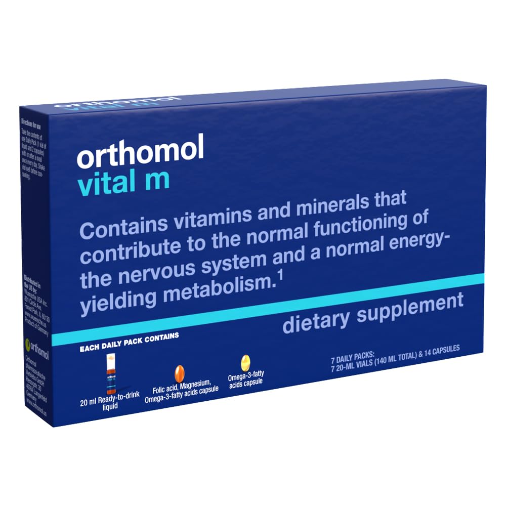 Foto 4 pulgar | Suplemento Multivitamínico Orthomol Vital M Para Hombre, Suministro De 7 Días - Venta Internacional.