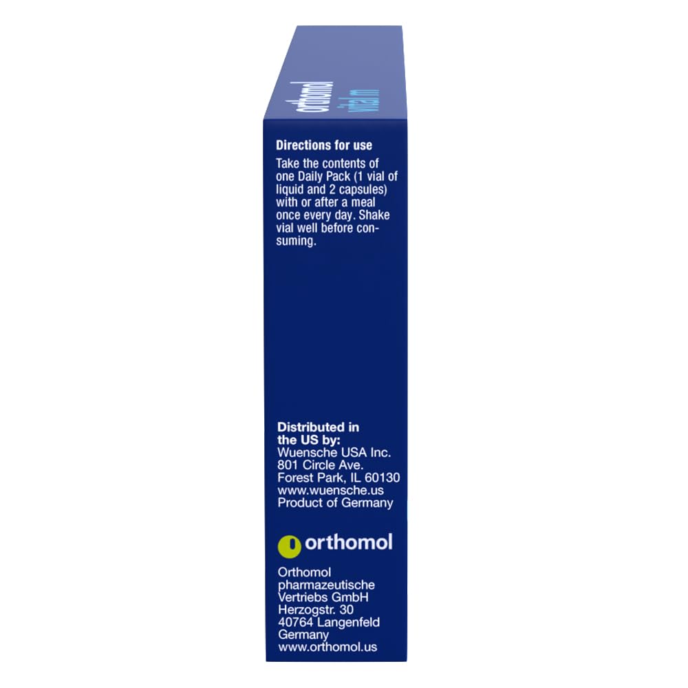 Foto 5 pulgar | Suplemento Multivitamínico Orthomol Vital M Para Hombre, Suministro De 7 Días - Venta Internacional.