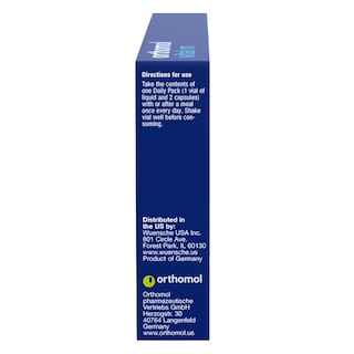 Foto 4 | Suplemento Multivitamínico Orthomol Vital M Para Hombre, Suministro De 7 Días - Venta Internacional.