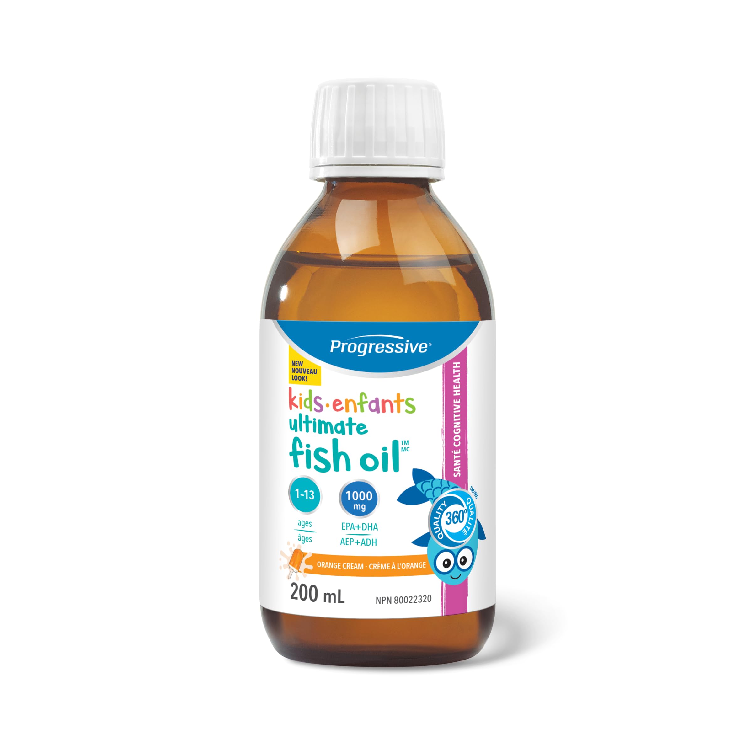 Foto 2 pulgar | Suplemento De Aceite De Pescado Progressive Ultimate Kids 200 Ml - Venta Internacional.