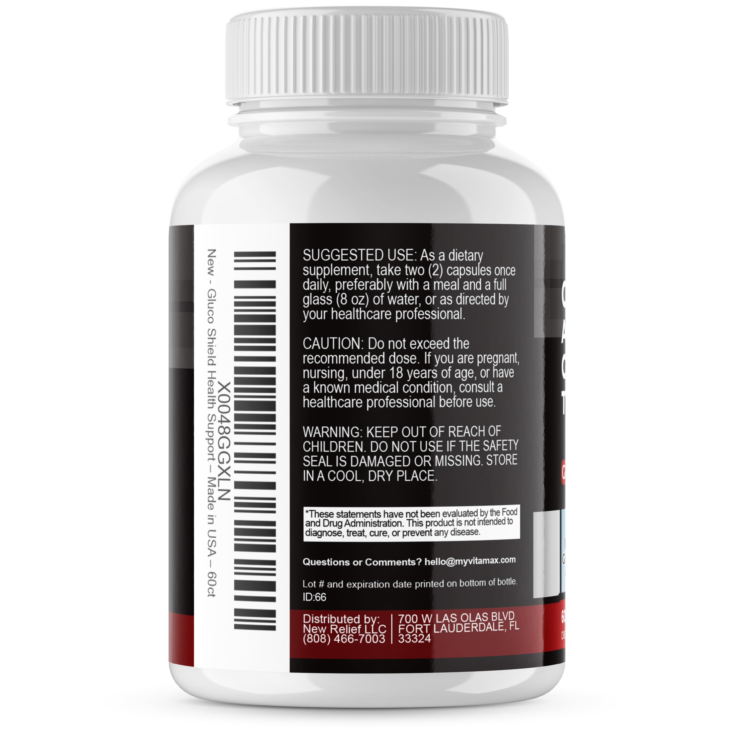 Foto 6 | Suplemento Vitamax Gluco Health Support 60 Cápsulas - Venta Internacional.