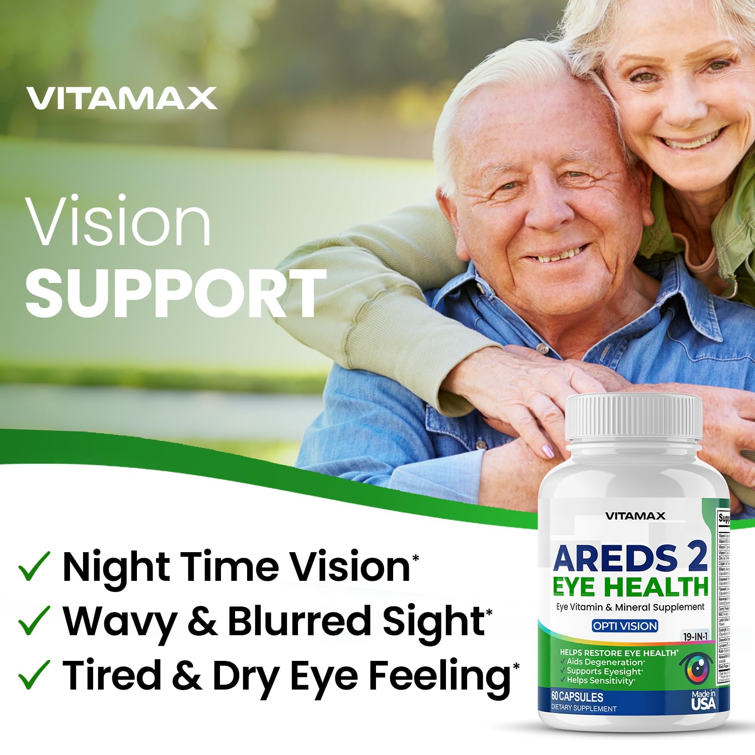 Foto 4 pulgar | Vitaminas Para Ojos Vitamax Areds 2, Luteína, Zeaxantina, Arándano, 120 Unidades - Venta Internacional.