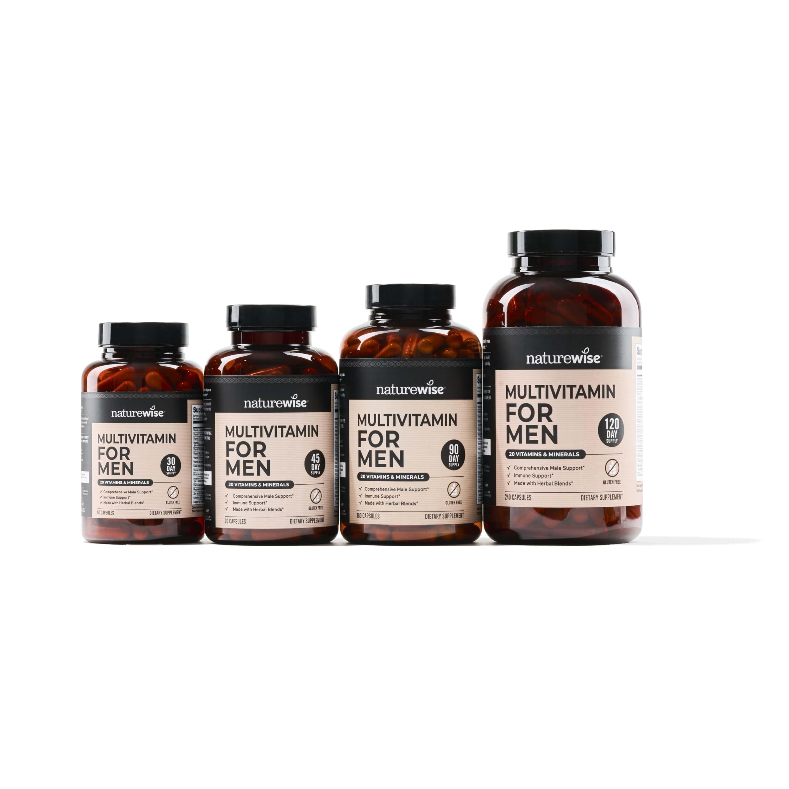 Foto 4 pulgar | Multivitamínico Naturewise Para Hombres De Apoyo Diario 60 Cápsulas - Venta Internacional.