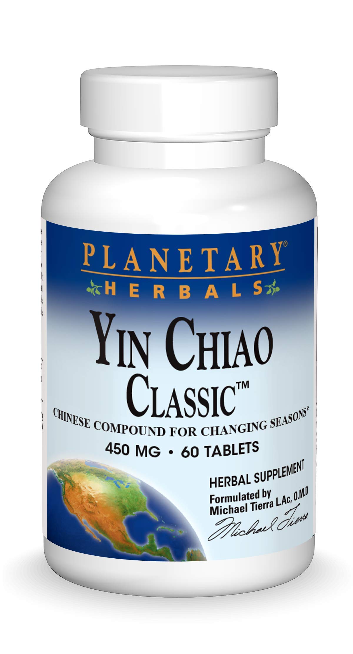 Foto 2 pulgar | Suplemento Planetary Herbals Yin Chiao Classic 450 Mg 60 Comprimidos - Venta Internacional.