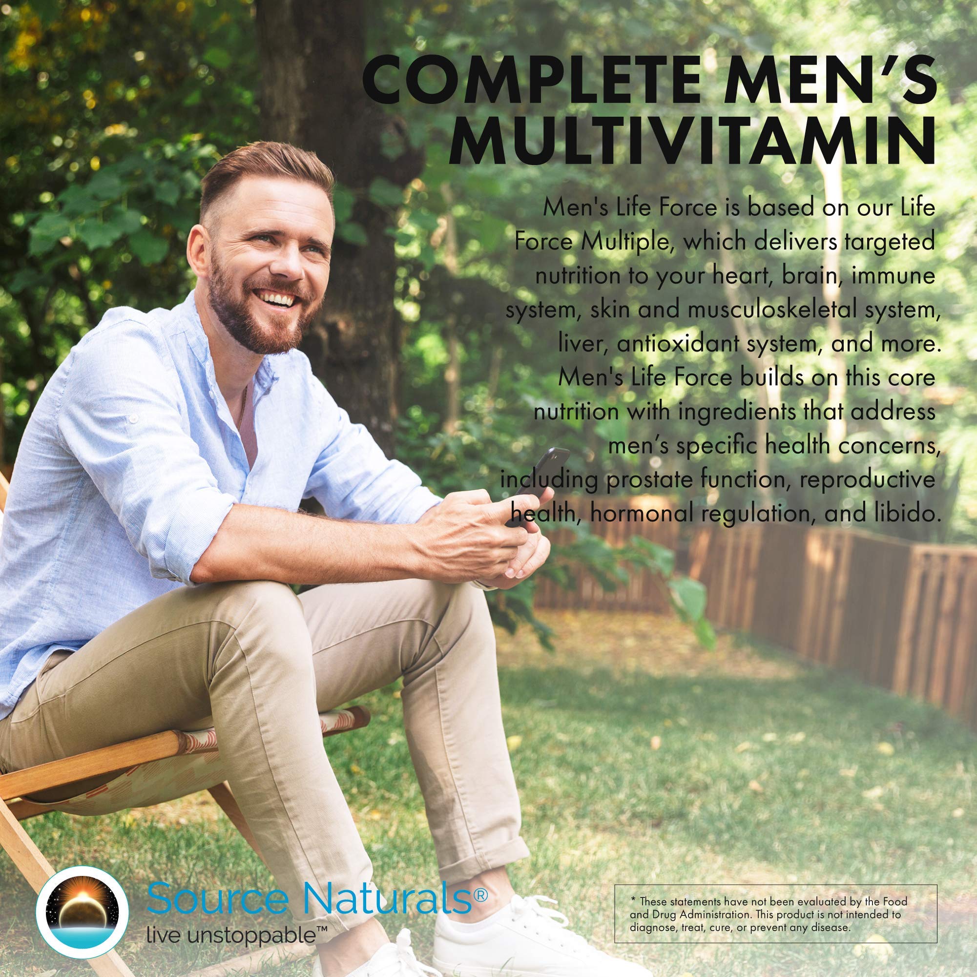 Foto 6 pulgar | Suplemento Source Naturals Life Force Para Hombre, 180 Comprimidos - Venta Internacional.
