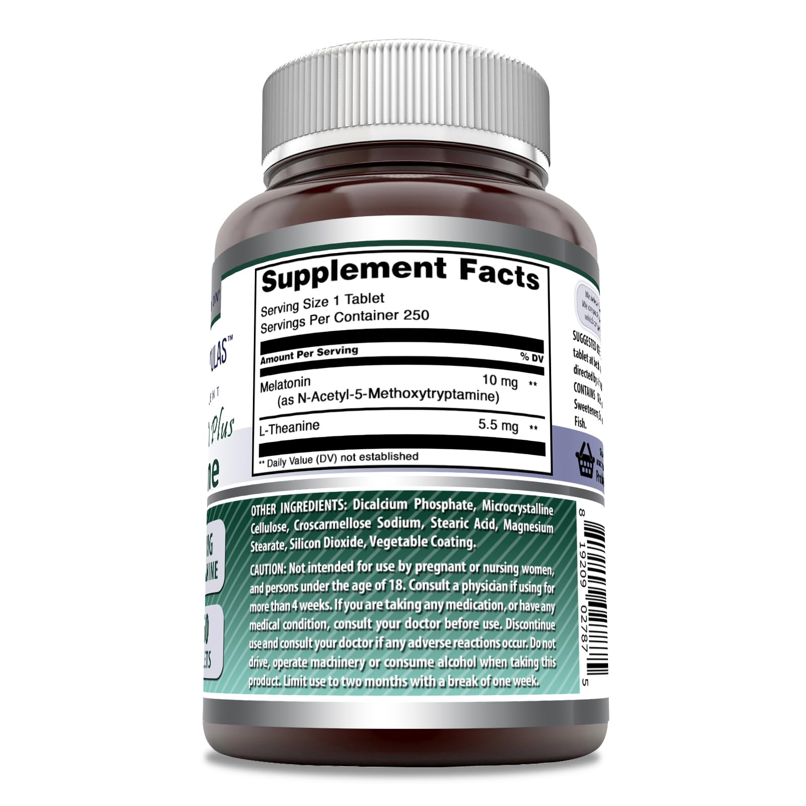 Foto 3 pulgar | Complementa 10 Mg De Melatonina De Amazing Formulas Con 5,5 Mg De L-teanina - Venta Internacional.