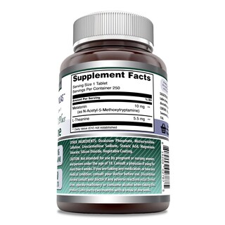 Foto 2 | Complementa 10 Mg De Melatonina De Amazing Formulas Con 5,5 Mg De L-teanina - Venta Internacional.