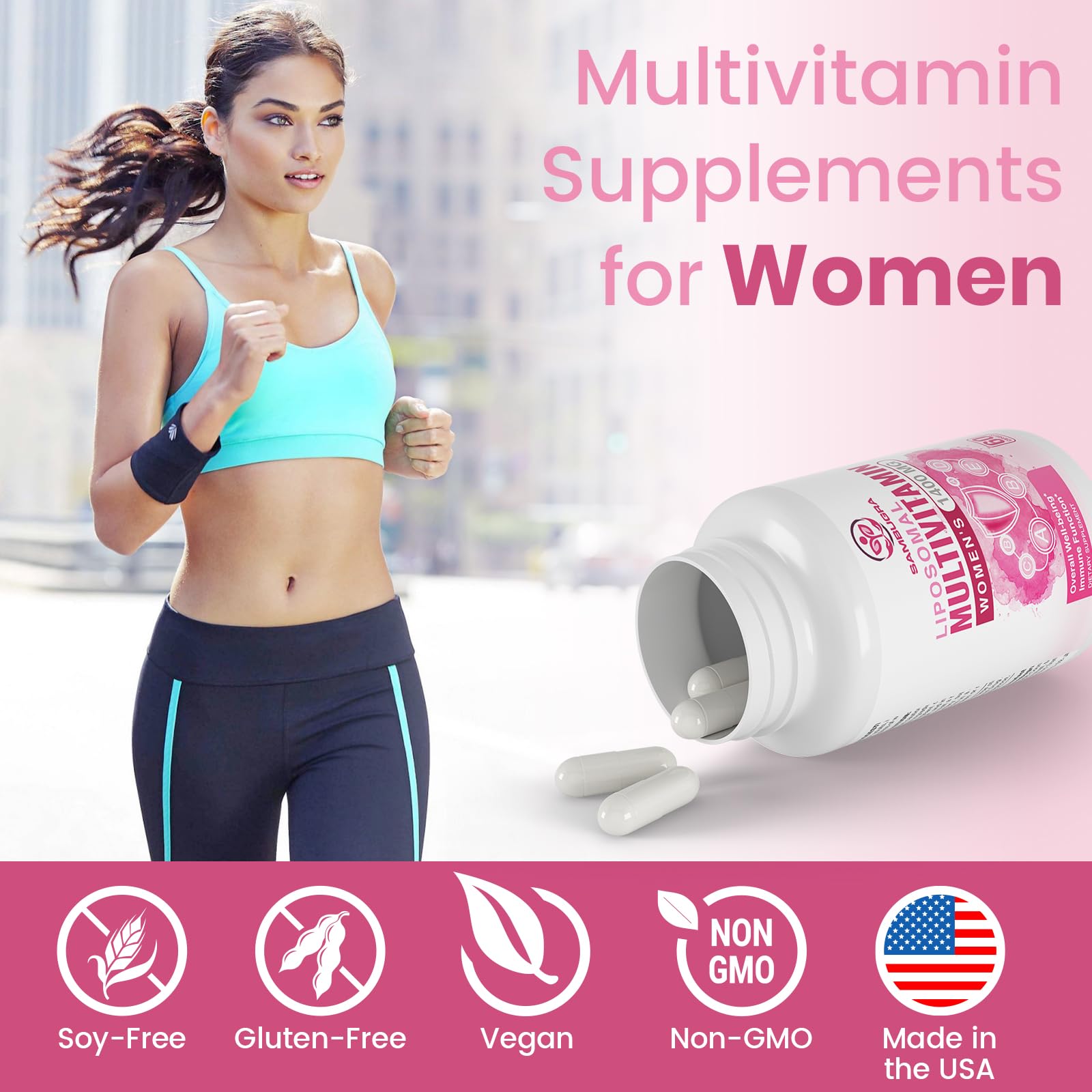Foto 6 pulgar | Multivitamínico Liposomal Sambugra Para Mujeres 1400 Mg 60 Cápsulas - Venta Internacional.