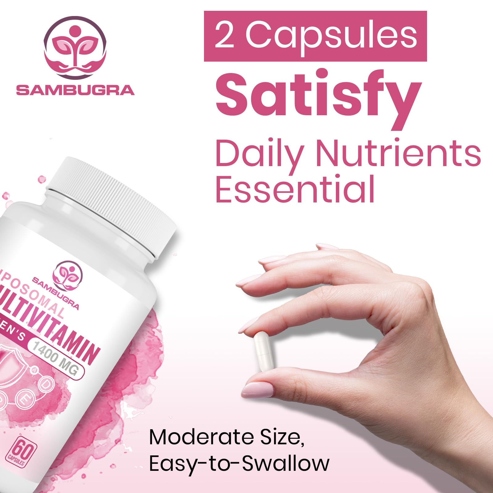 Foto 8 pulgar | Multivitamínico Liposomal Sambugra Para Mujeres 1400 Mg 60 Cápsulas - Venta Internacional.