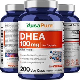 Foto 4 | Suplemento Nusapure Dhea 100 Mg 200 Cápsulas Vegetarianas - Venta Internacional.