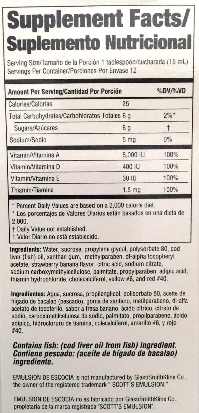 Foto 3 pulgar | Suplemento Dietético Menper Emulsion De Escocia 192 Ml, Paquete De 2 - Venta Internacional.