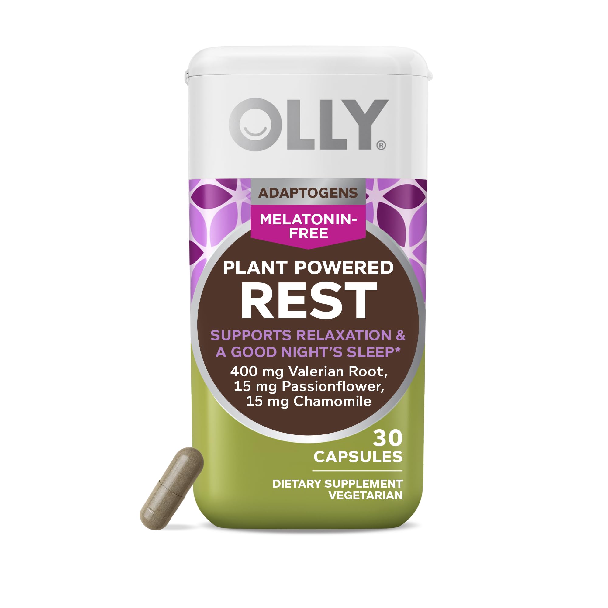 Foto 2 pulgar | Suplemento Para Dormir Olly Adaptogen Con Raíz De Valeriana, 30 Cápsulas - Venta Internacional.