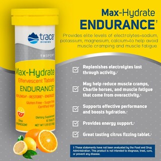 Foto 3 | Suplemento De Oligoelementos Max-hydrate Endurance Citrus, 10 Comprimidos - Venta Internacional.