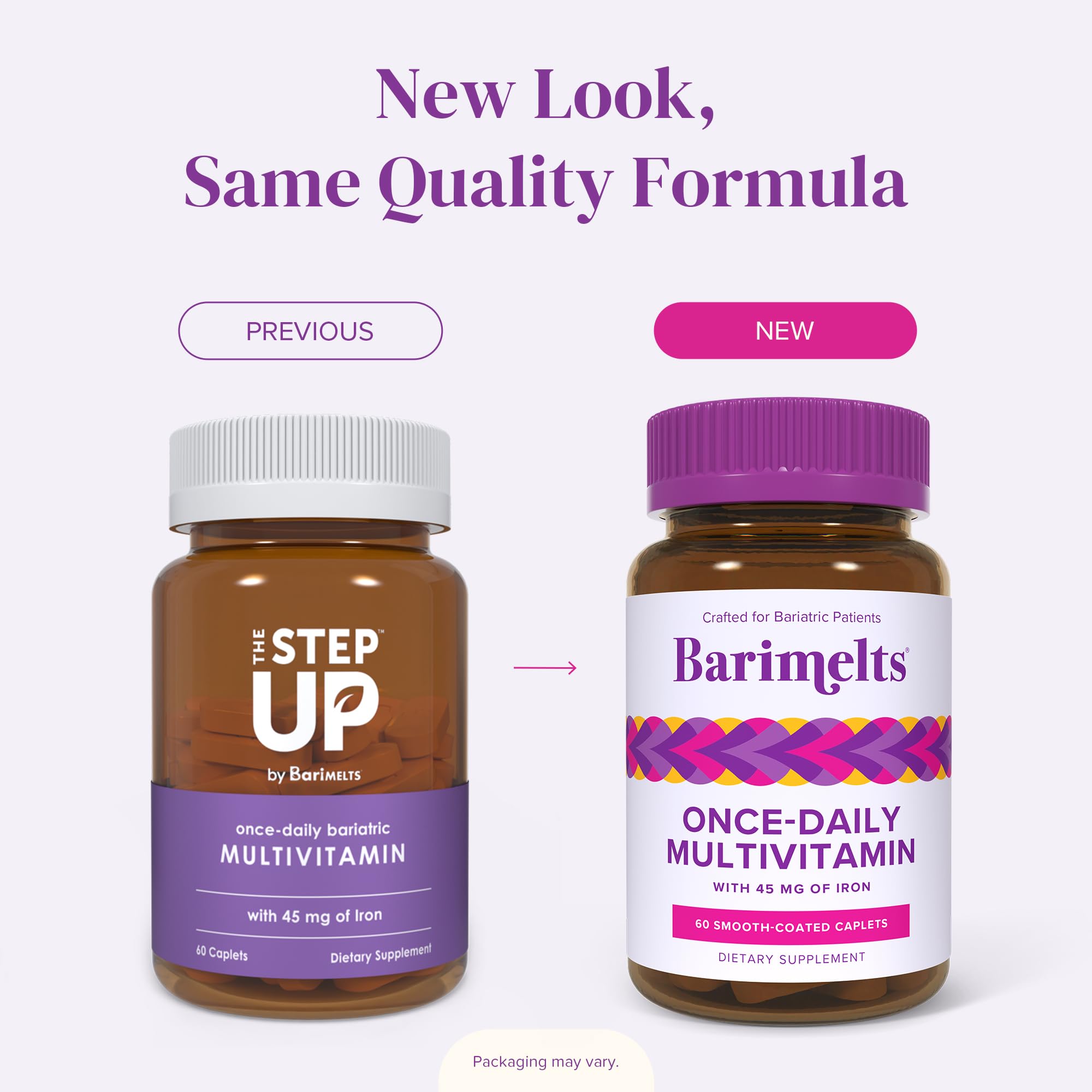 Foto 3 pulgar | Multivitamínico Bariátrico Barimelts Una Vez Al Día Con Hierro 60 Cápsulas - Venta Internacional.
