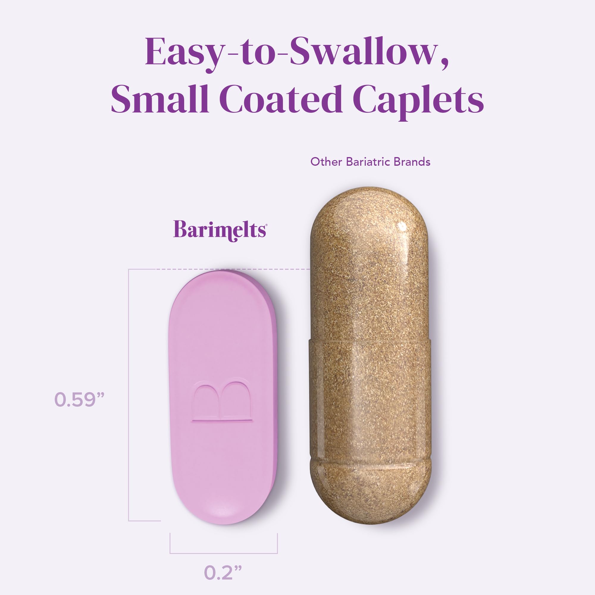 Foto 5 pulgar | Multivitamínico Bariátrico Barimelts Una Vez Al Día Con Hierro 60 Cápsulas - Venta Internacional.