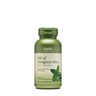 Foto 1 | Suplemento De Aceite De Orégano Gnc Herbal Plus, 60 Mg, 100 Cápsulas - Venta Internacional.