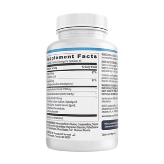 Foto 2 | Suplemento Amazon Basics De Glucosamina De 1500 Mg Con Condroitina - Venta Internacional.