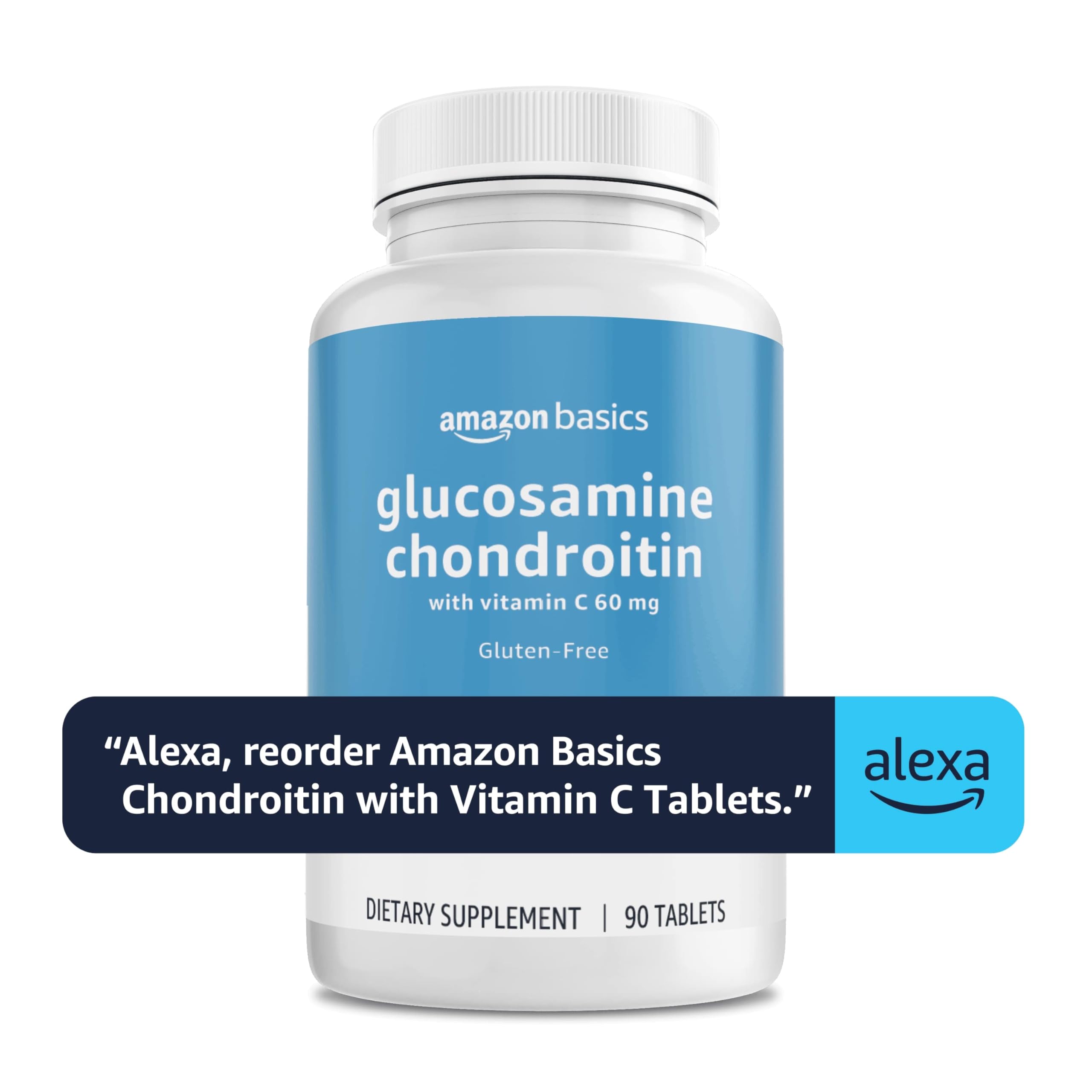 Foto 5 pulgar | Suplemento Amazon Basics De Glucosamina De 1500 Mg Con Condroitina - Venta Internacional.