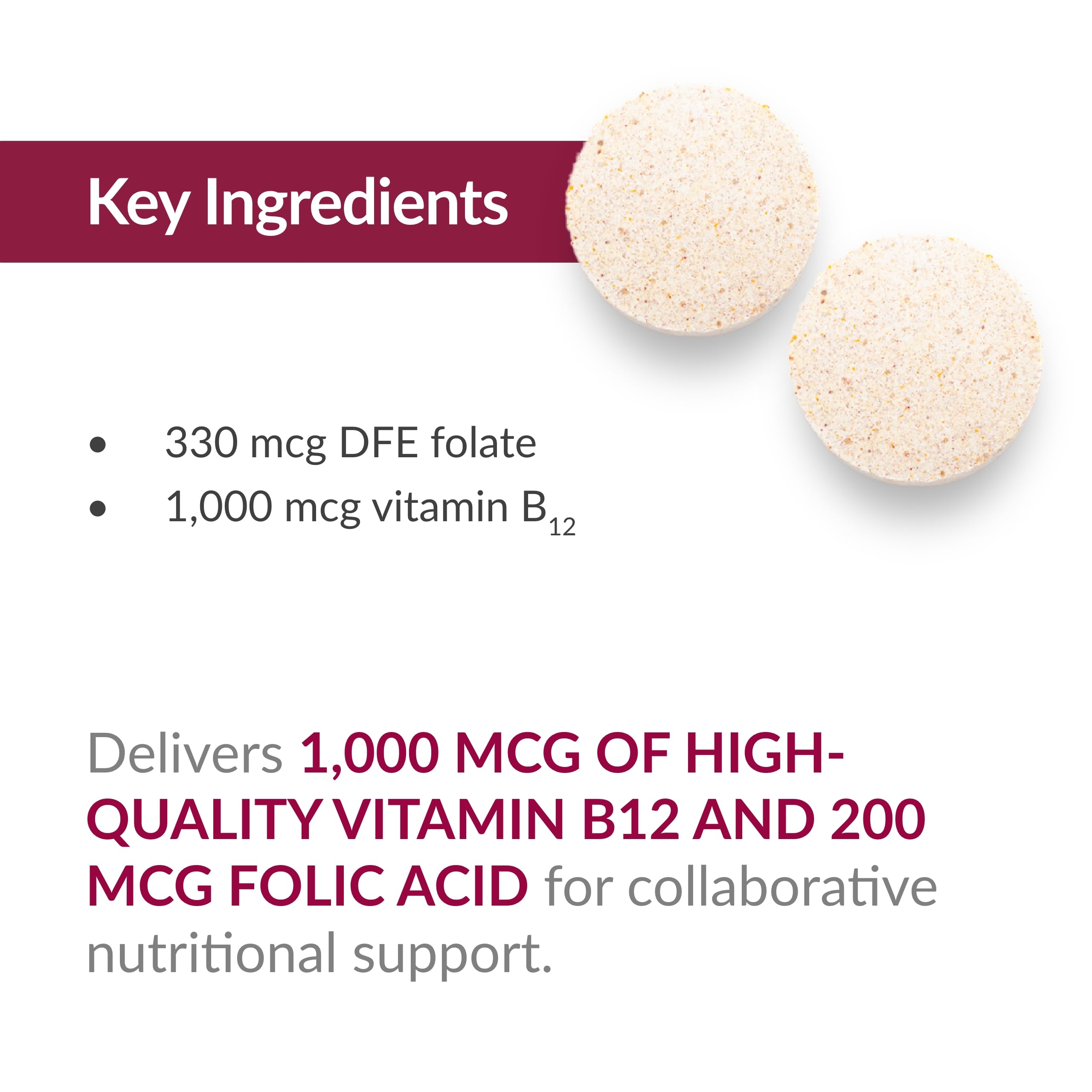 Foto 7 pulgar | Suplemento Bariatric Advantage B-12 Speedy Melts De Vitamina B12 1000 Mcg Con Ácido Fólico, 90 Tabletas - Venta