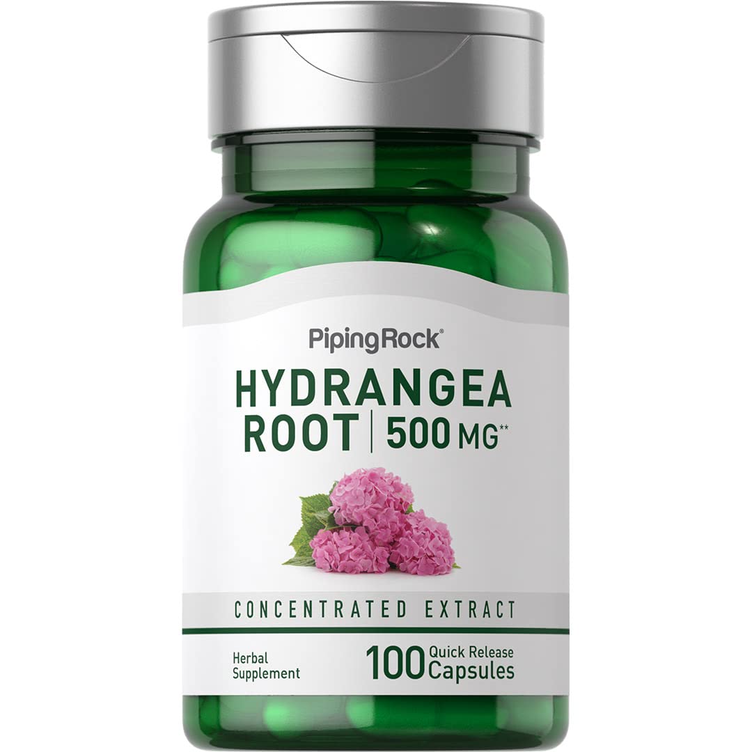 Foto 2 pulgar | Suplemento Piping Rock Hydrangea Root 500 Mg 100 Cápsulas - Venta Internacional.