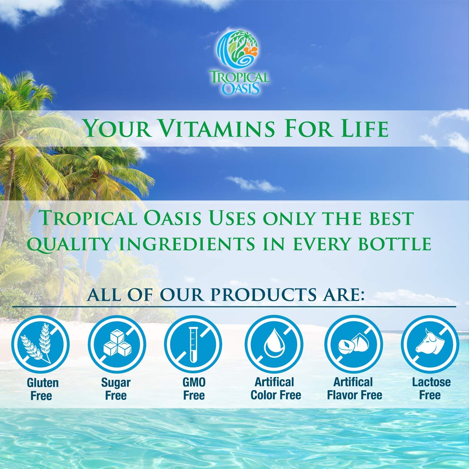 Foto 8 pulgar | Multivitamínico Líquido Tropical Oasis Para Mujer, 32 Dosis, Sin Azúcar - Venta Internacional.