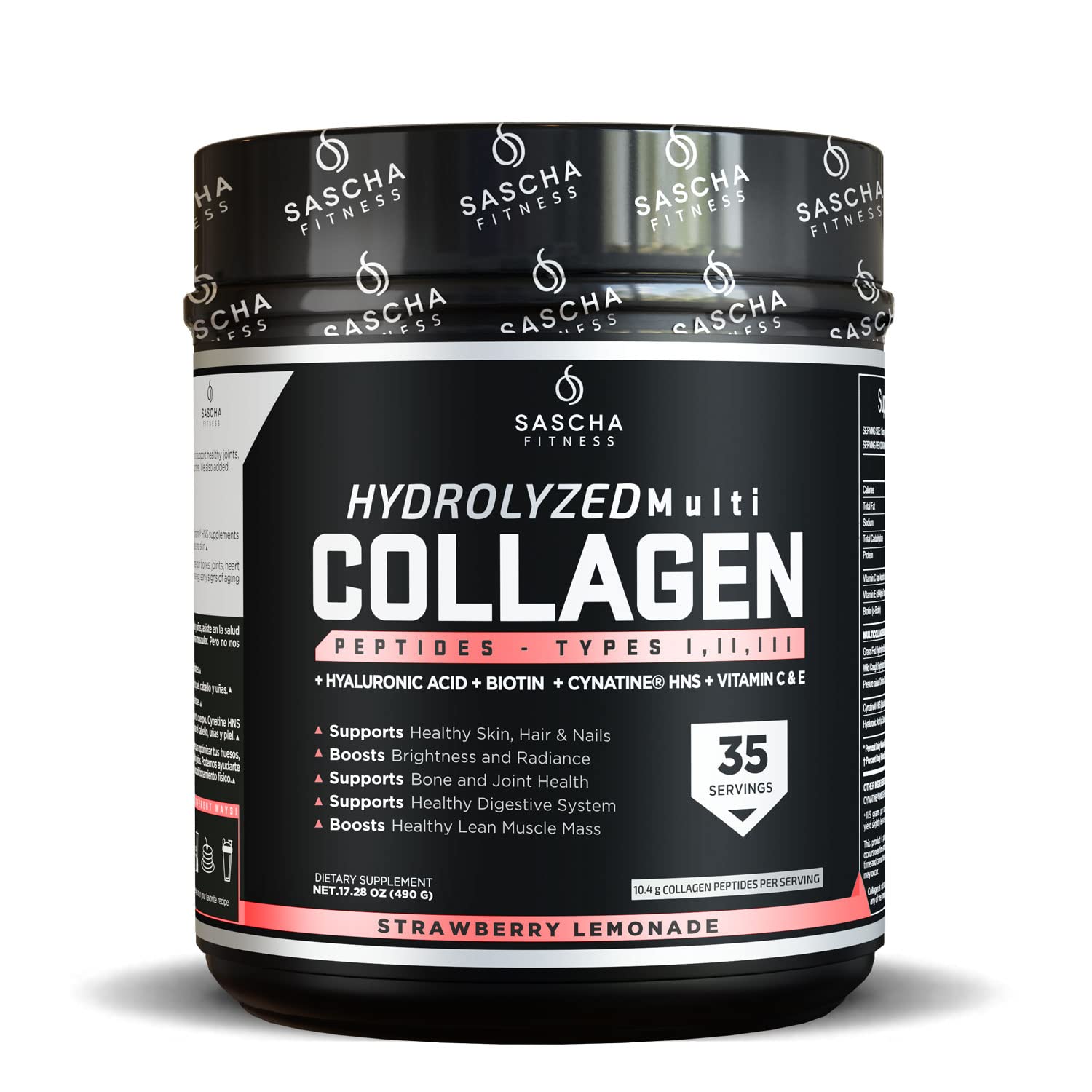 Foto 2 pulgar | Suplemento De Colágeno Sascha Fitness Hydrolized Multi Type 1,2 Y 3 - Venta Internacional.