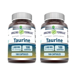 Foto 1 | Suplemento Amazing Formulas: Aminoácido Taurino, 1000 Mg, 100 Cápsulas - Venta Internacional.