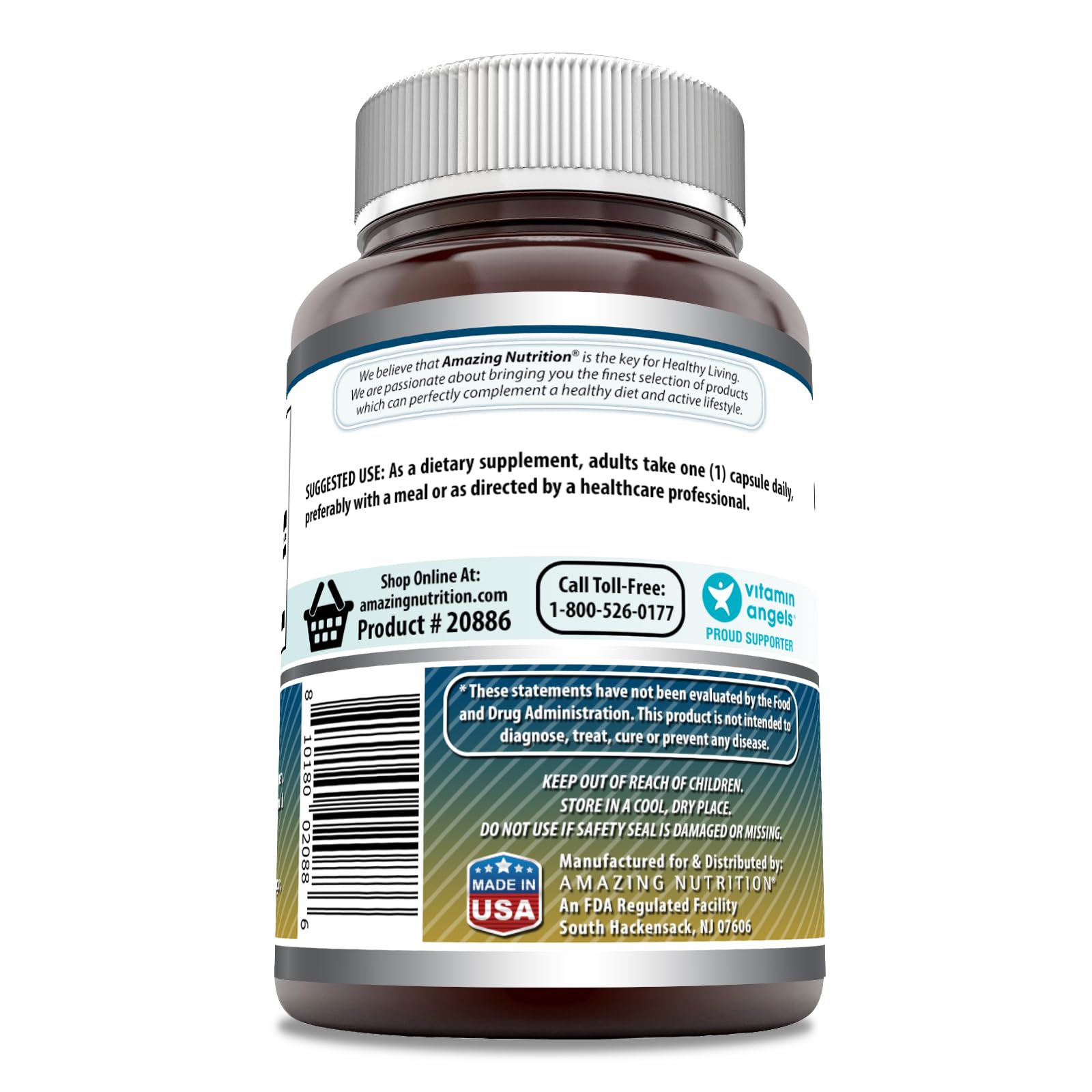 Foto 4 pulgar | Suplemento Amazing Formulas: Aminoácido Taurino, 1000 Mg, 100 Cápsulas - Venta Internacional.