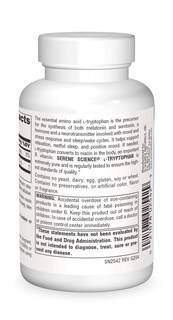 Foto 2 | Suplemento Source Naturals Serene Science L-triptófano 500 Mg - Venta Internacional.