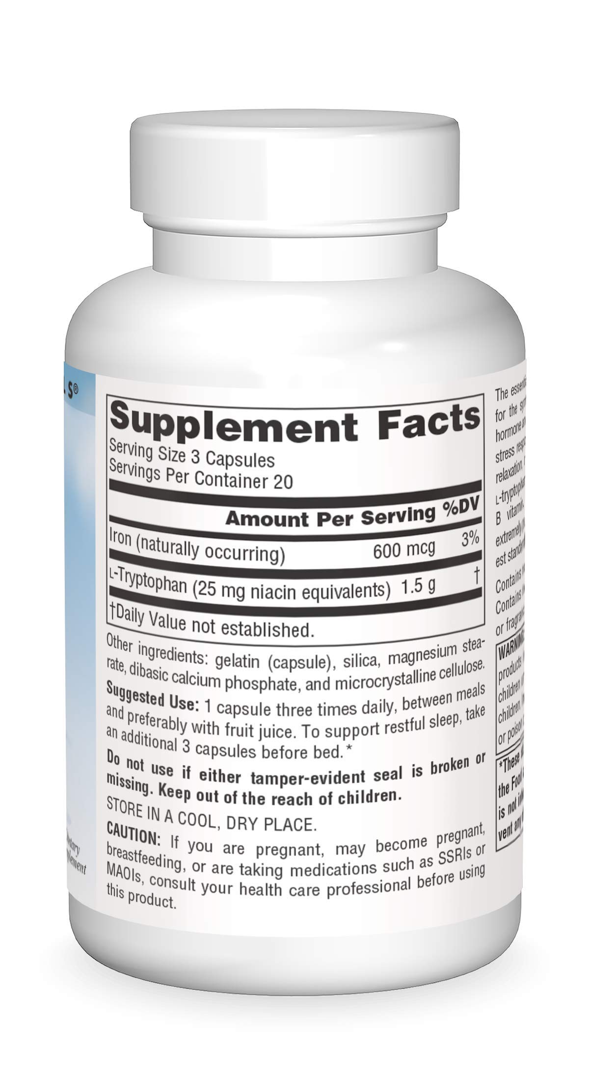 Foto 4 pulgar | Suplemento Source Naturals Serene Science L-triptófano 500 Mg - Venta Internacional.