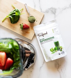 Foto 5 | Super Greens En Polvo Sunfood Superfoods, 240 Ml Con Probiótico - Venta Internacional.