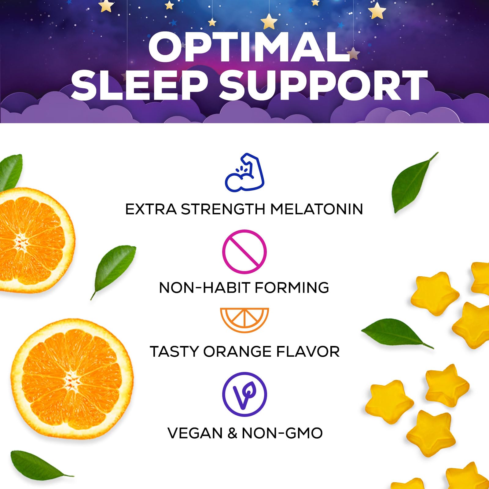Foto 8 pulgar | Sleep Gummies Nature's Gummies Extra Strength, 6 Mg De Melatonina - Venta Internacional.