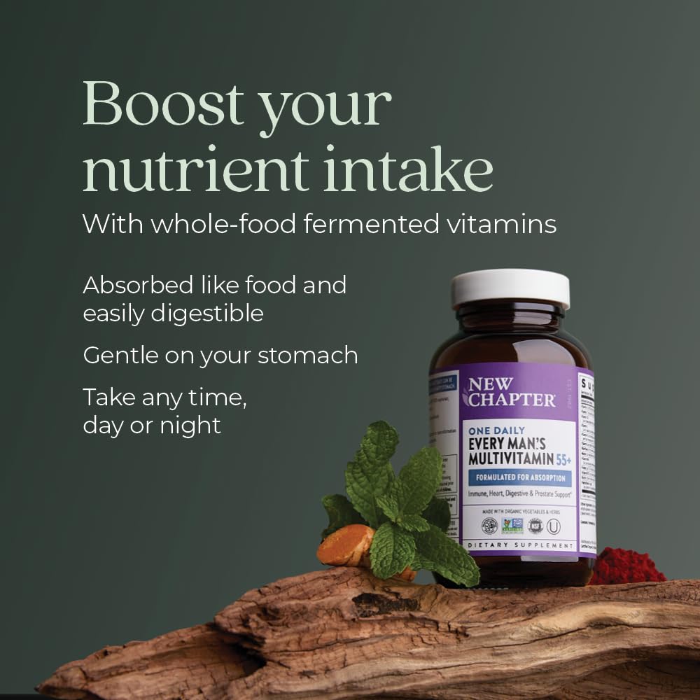 Foto 5 pulgar | Multivitamínico New Chapter Every Man's One Daily 55+ 72 Unidades - Venta Internacional.