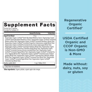 Foto 2 | Suplementos: Superfrutas Orgánicas Regenerativas De Ancient Nutrition - Venta Internacional.