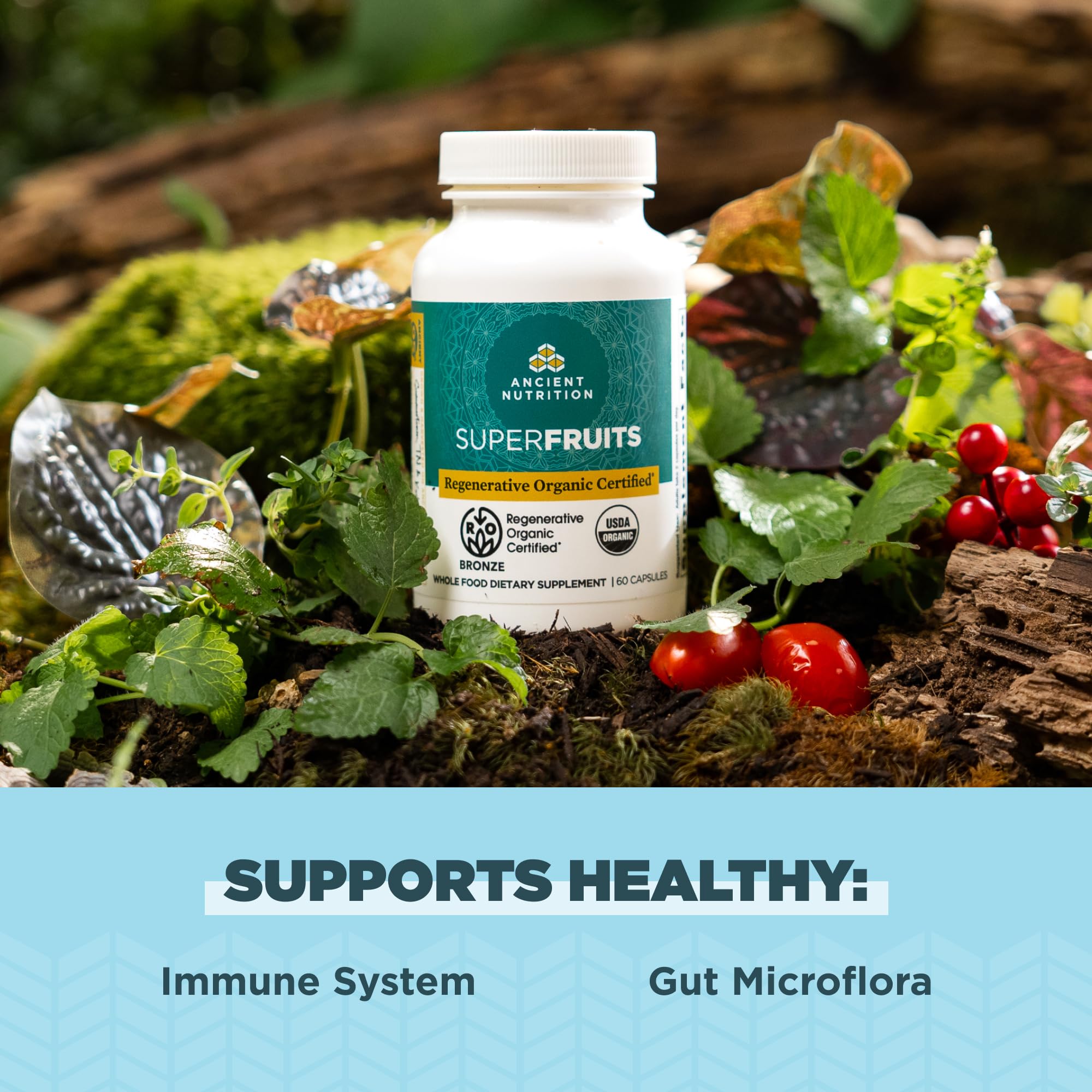 Foto 4 pulgar | Suplementos: Superfrutas Orgánicas Regenerativas De Ancient Nutrition - Venta Internacional.